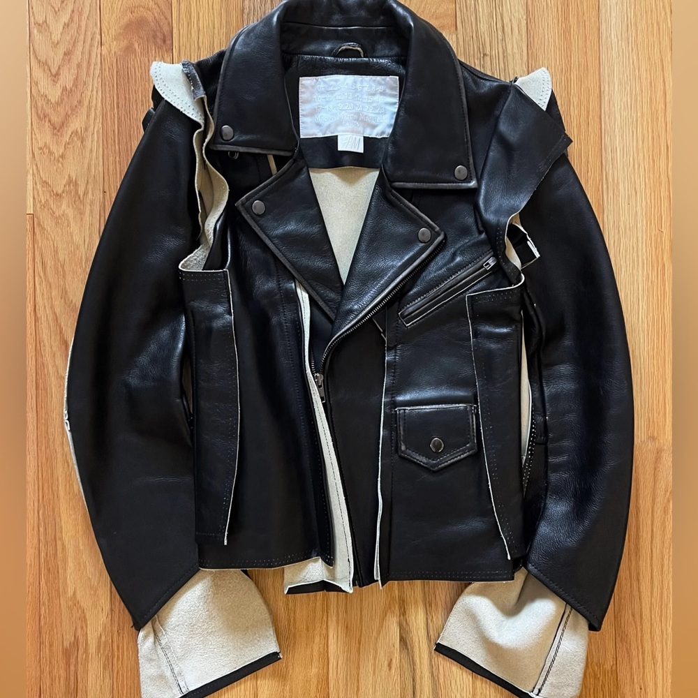 Maison Martin Margiela Black Leather Jacket - Picture 10 of 10